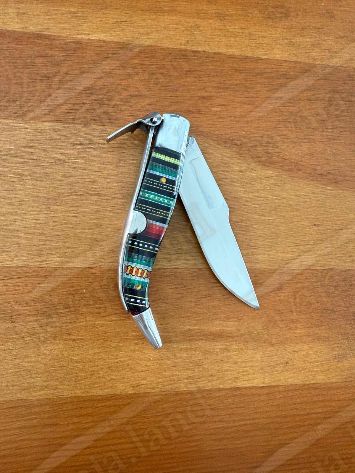 3.2” Spanish Classic Navaja Teja Albacete Style Pocket Knife with RATCHET