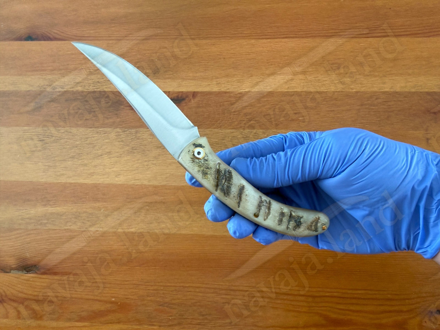 Cudeman Cazorla Folding Knife – 3.35 in Sandvik 12C27 Steel | Ram Horn Handle