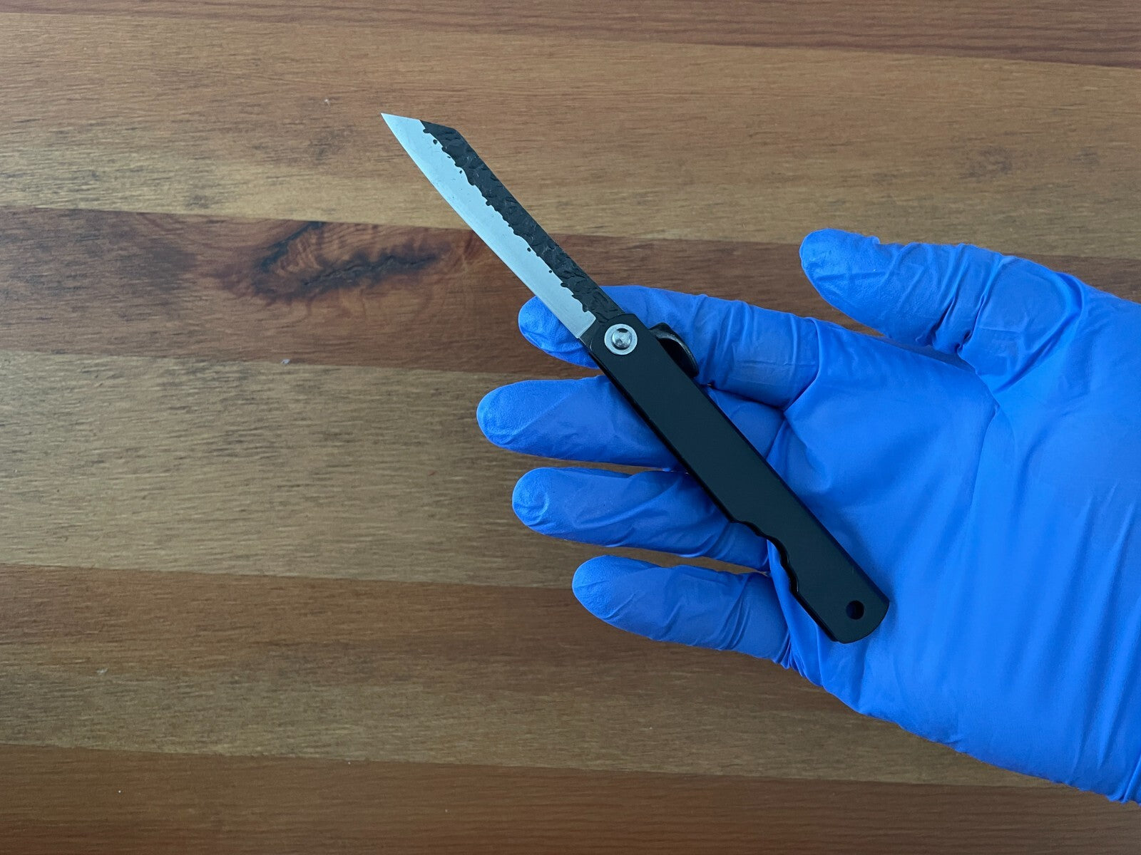 2.8" Navaja Higonokami Pocket Knife Tanto Blade 420 Steel with Sheath