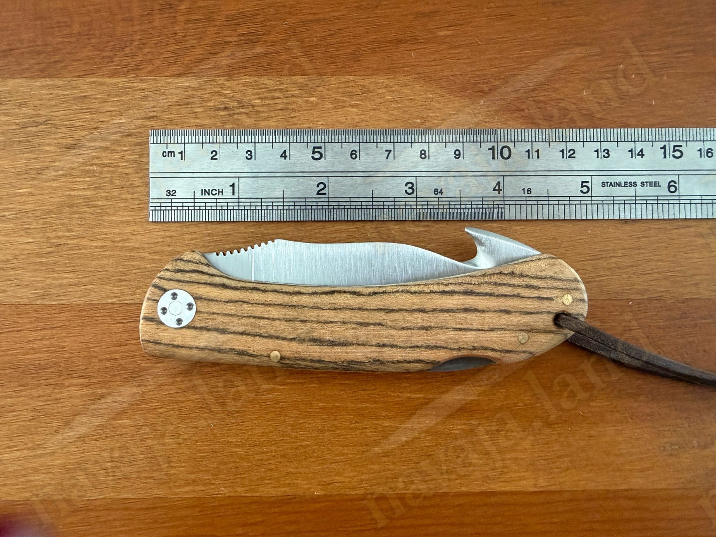 Joker Cocker Hunting Skinning Folding Knife 3.54” MOVA Blade Bocote Wood Handle