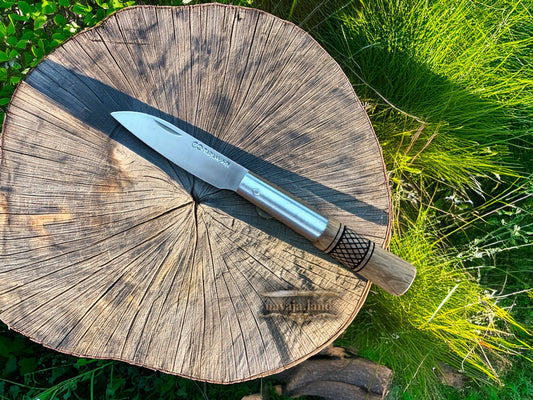 2.75" CQ Taramundi Pocket Knife Chestnut Wood Handle Liner Lock Made in Spain