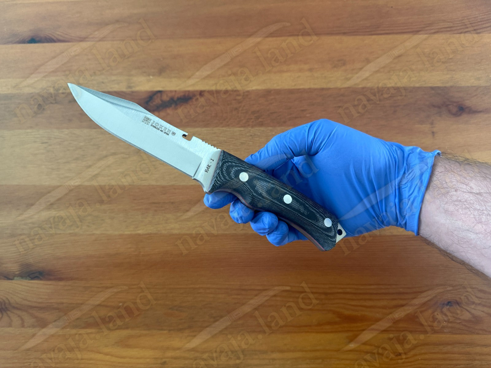Joker RAK-1(1) Tactical Knife Full Tang | 440 Steel | Micarta Handle From Spain