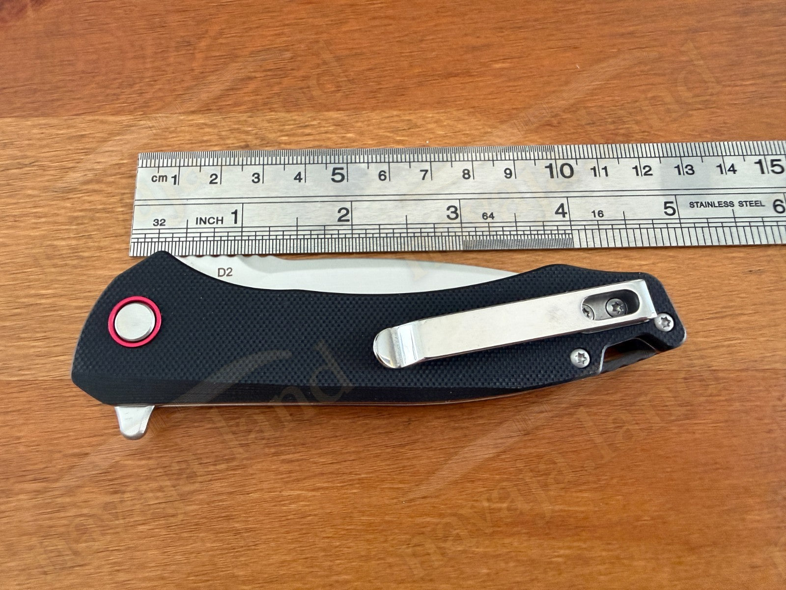 Folding Knife Carbon Fiber & G10 Handle - D2 Steel - 3.2" Blade Presentation Box