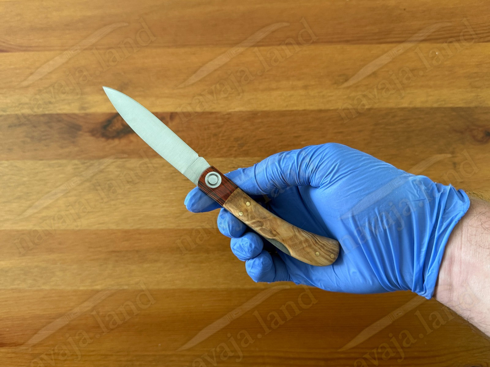 3.15” Joker Bretón Camping Folding Knife (Olive Wood Handle) Handmade in Spain