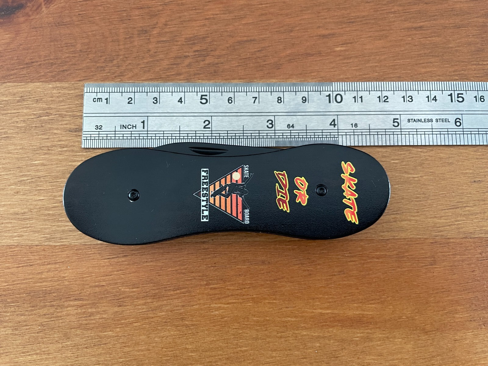 3.14 in. Navaja Skate Board Pocket Knife Bottle Opener Liner Lock From Spain