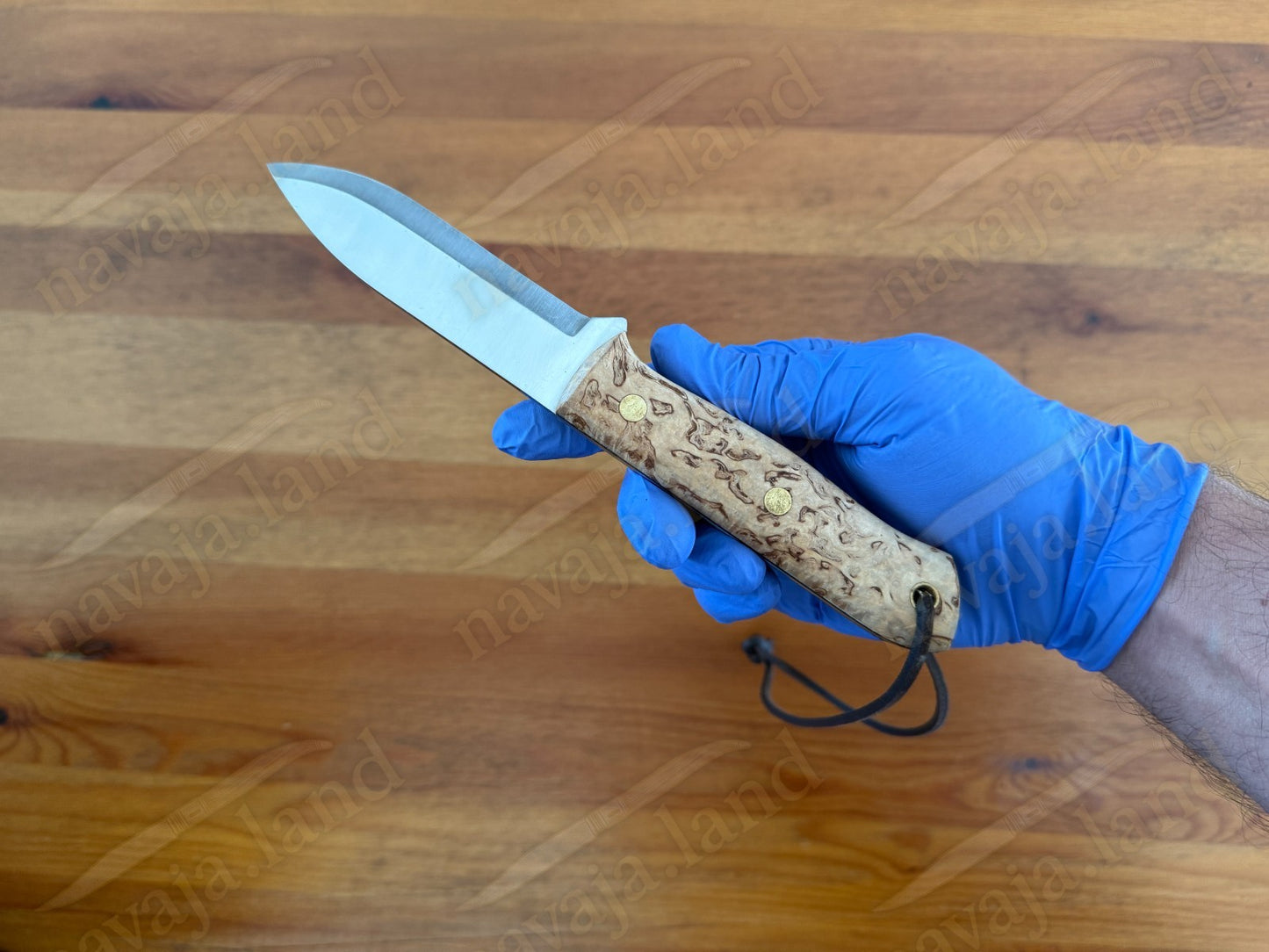 Joker Nordico Bushcraft Fixed Knife 3.9" Böhler K720 Carbon Steel Curly Birch