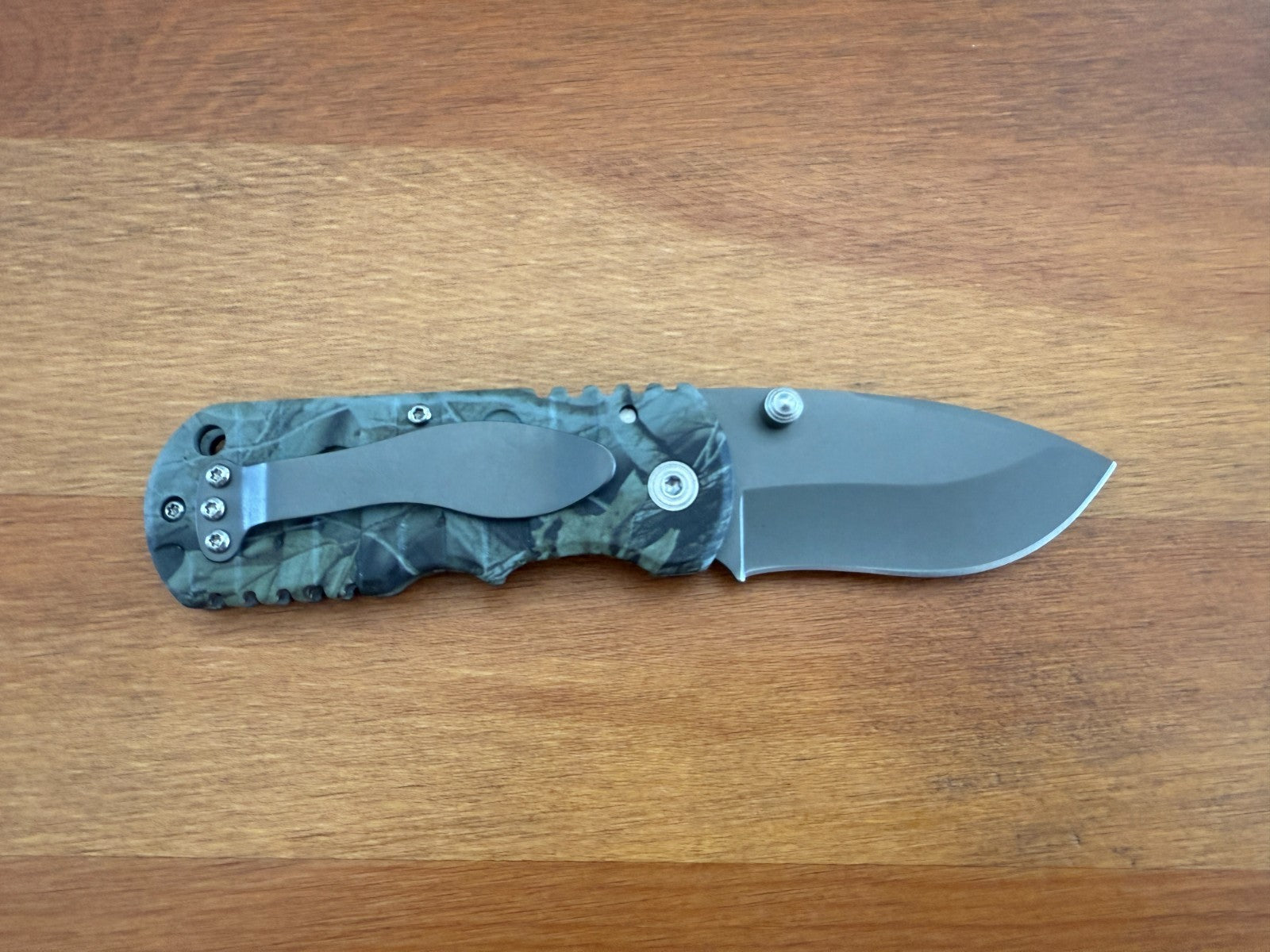 2.5" Stainless Blade Pocket Knife Aluminum Camo Handle Liner Lock From Spain