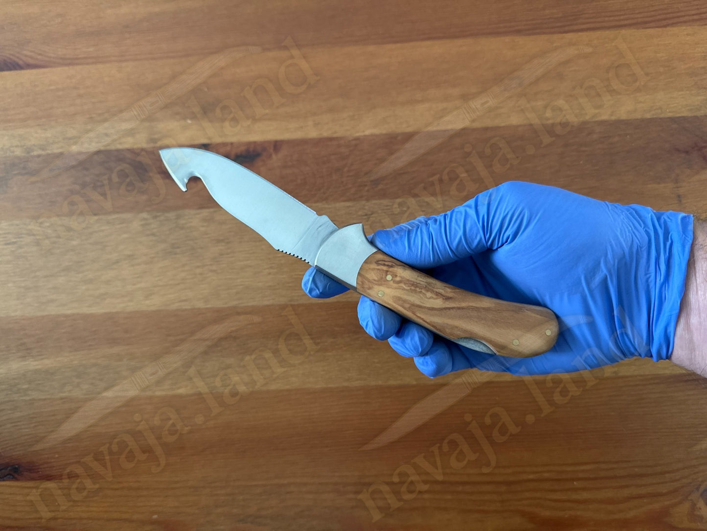 Joker Cocker Hunting Skinning Folding Knife 3.54” MOVA Blade Olive Wood Handle