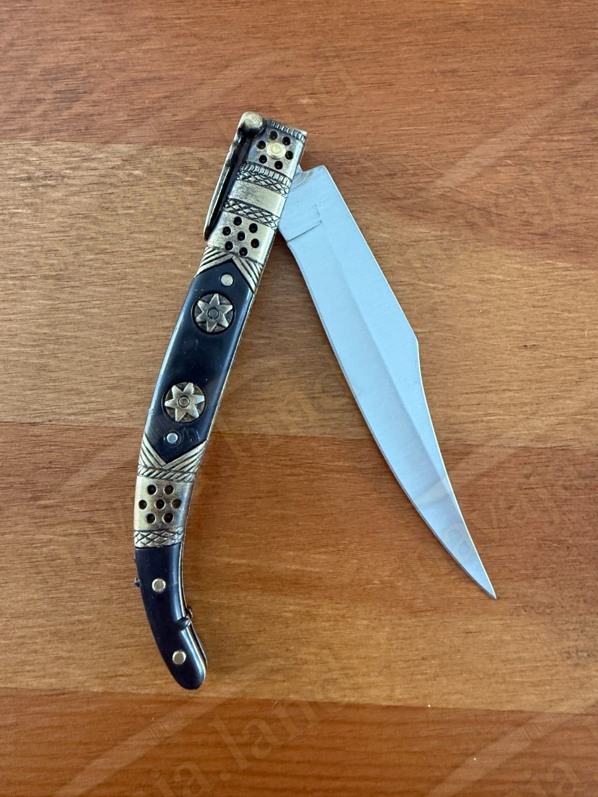 Spanish Navaja Joker Arabian Style 3.9" 420 Steel Zamak Handle Handmade in Spain