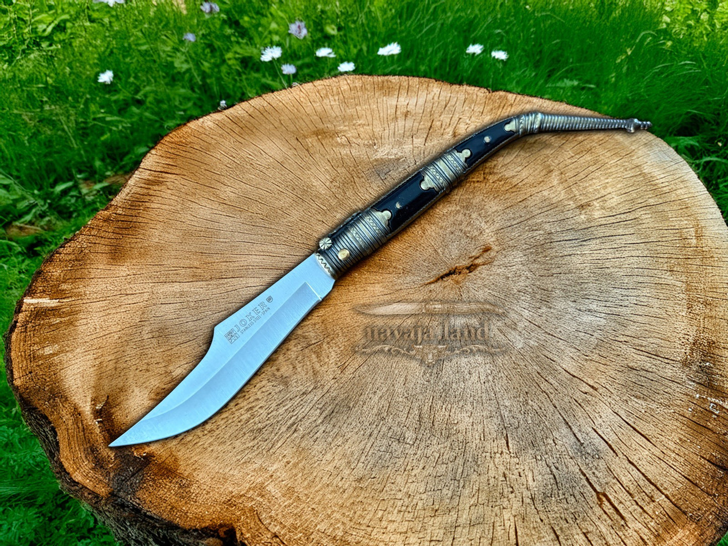 4” Albacete Navaja Joker Arabian Knife Zamak Handle Handmade Slipjoint Spain