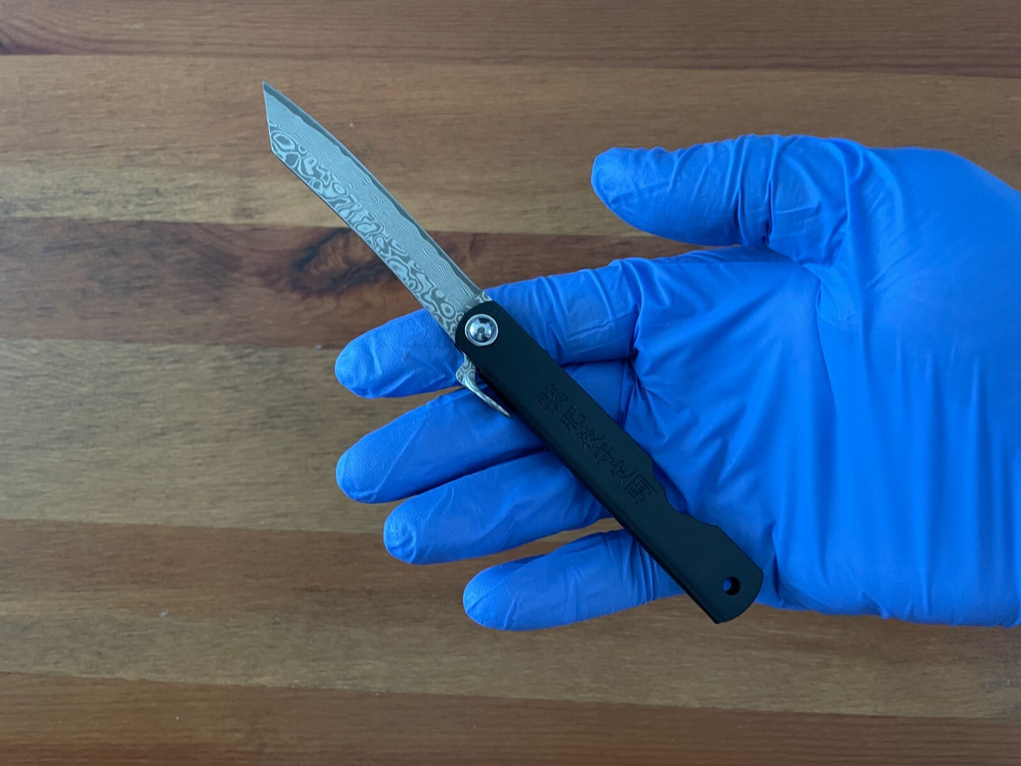 2.8" Navaja Higonokami Pocket Knife 79-layer Damascus Steel Tanto Blade