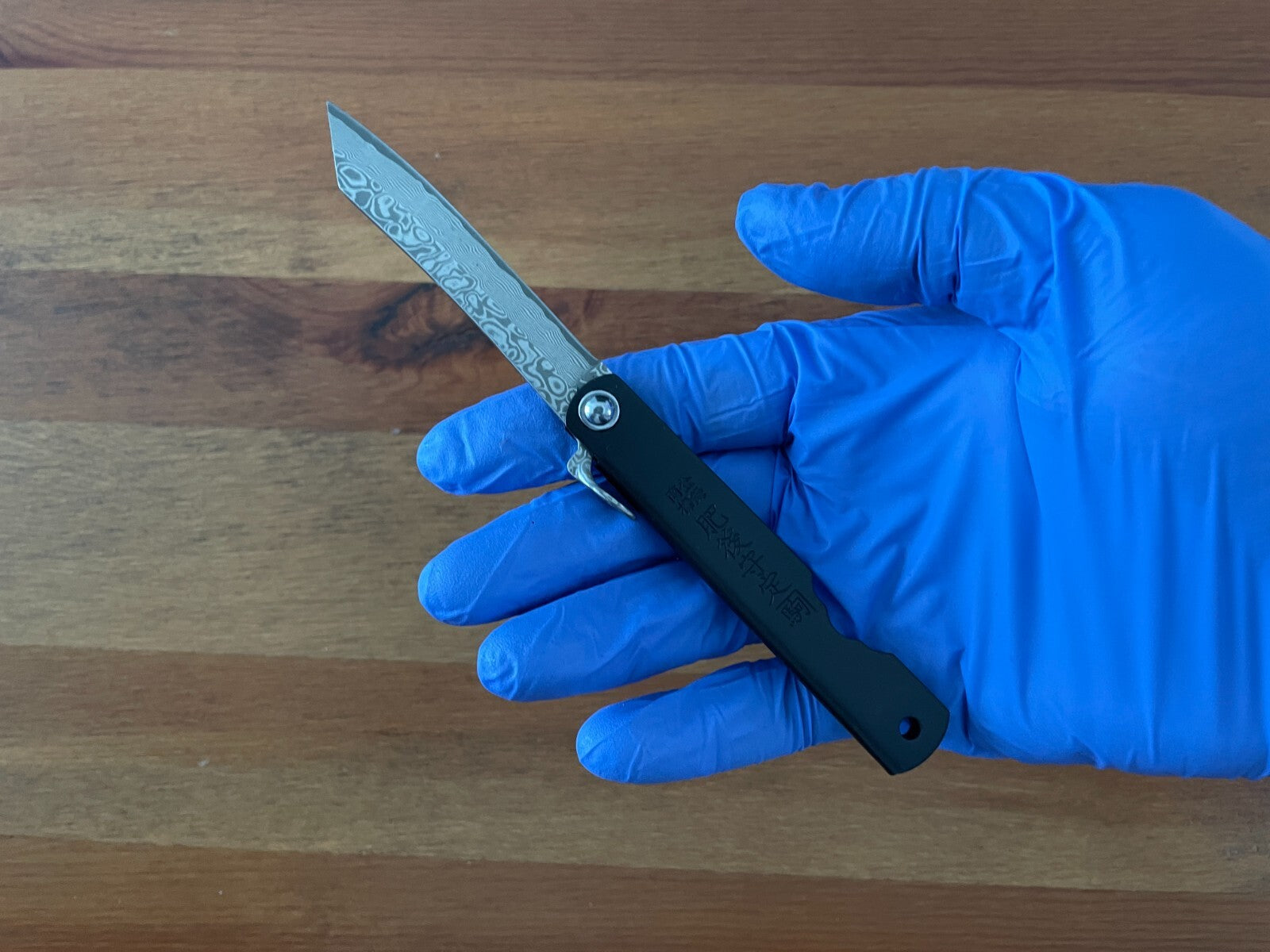 2.8" Navaja Higonokami Pocket Knife 79-layer Damascus Steel Tanto Blade