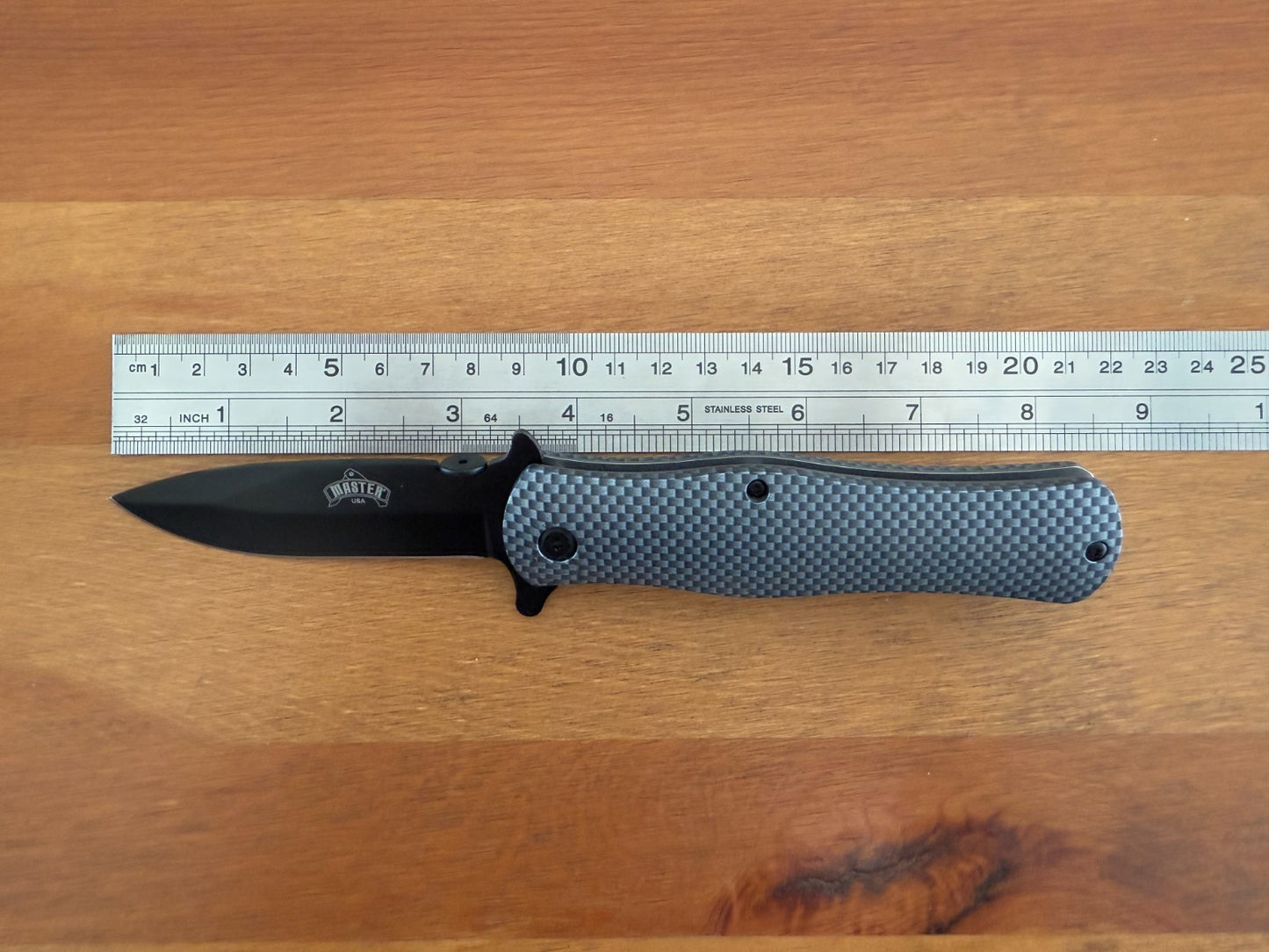 3.25" BLADE STAINLESS STEEL SPRING ASSISTED OPENING NYLON FIBER HANDLE