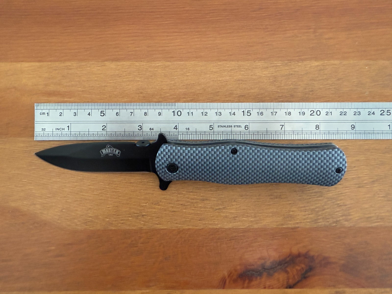 3.25" BLADE STAINLESS STEEL SPRING ASSISTED OPENING NYLON FIBER HANDLE