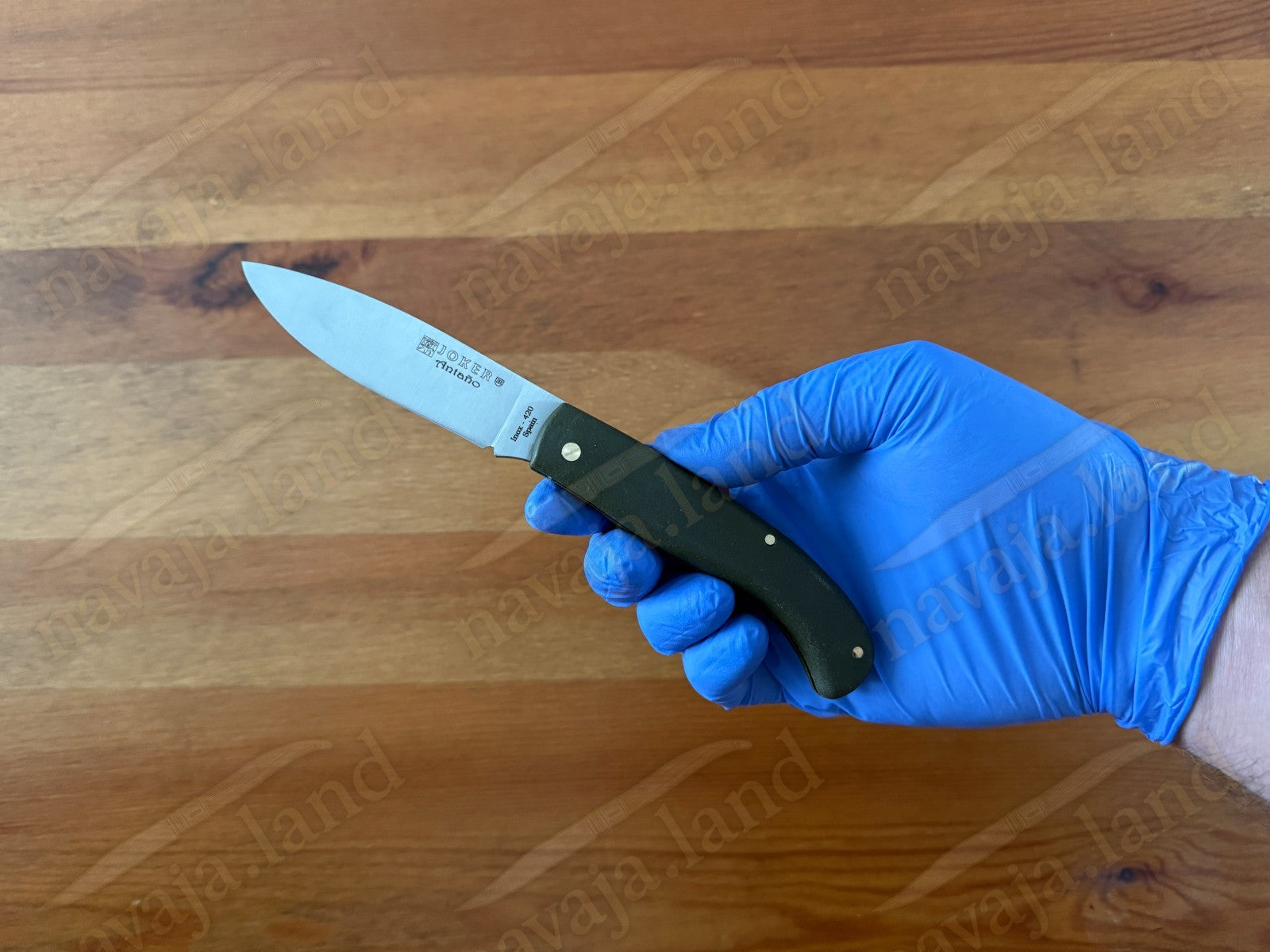 Joker Antaño Pocket Knife 3.15” 420 Steel Blade Green Fiber Handle From Spain