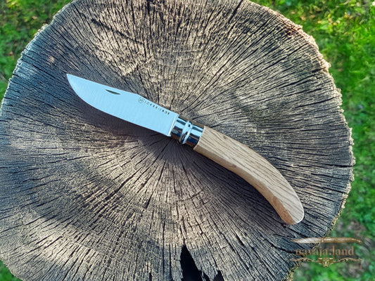 Oak Wood Handle Joker Folding Knife 8 cm (3.15 in) Blade with Viroblock Lock