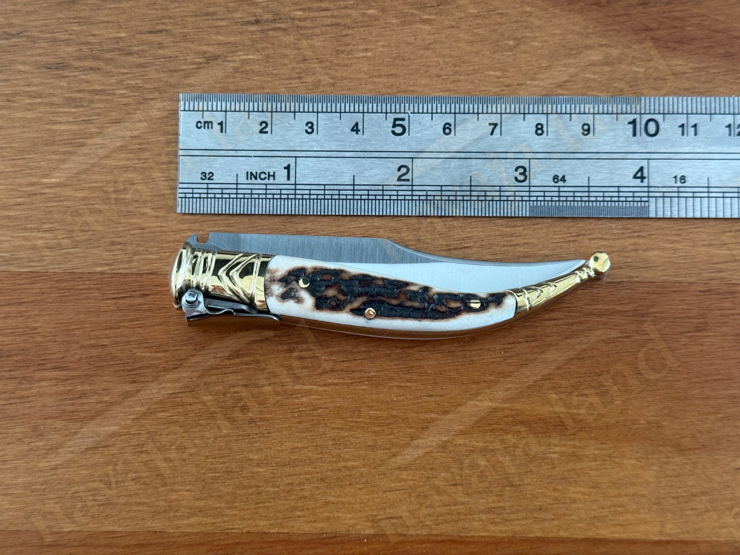 3” Navaja Joker Sevillana Knife Stag Horn Handle High Quality Handmade in Spain