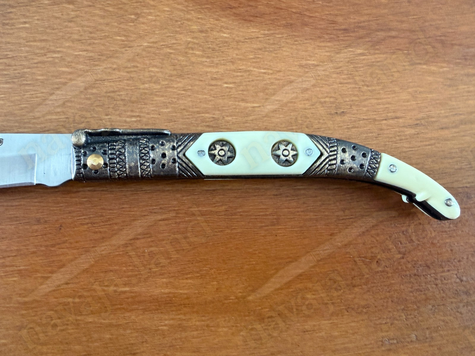 3.5” Albacete Navaja Joker Arabian Knife Zamak Handle Handmade Slipjoint Spain