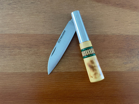 3.26” CQ Taramundi Pocket Knife Boxwood Handle Unique Design Asturias Spain