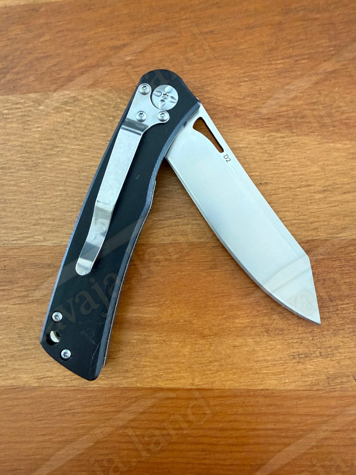 Folding Knife Carbon Fiber & G10 Handle - D2 Steel - 3.5" Blade Presentation Box