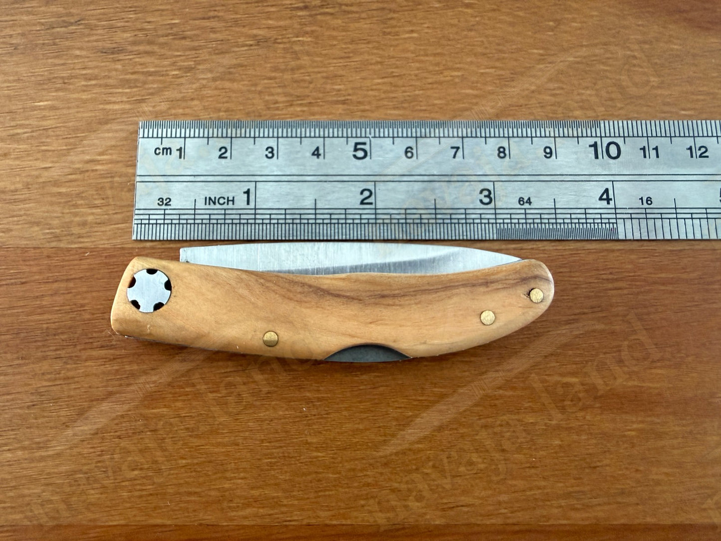 3.15” Joker Setter Bushcraft Folding Knife (Olive Wood Handle) Handmade Spain