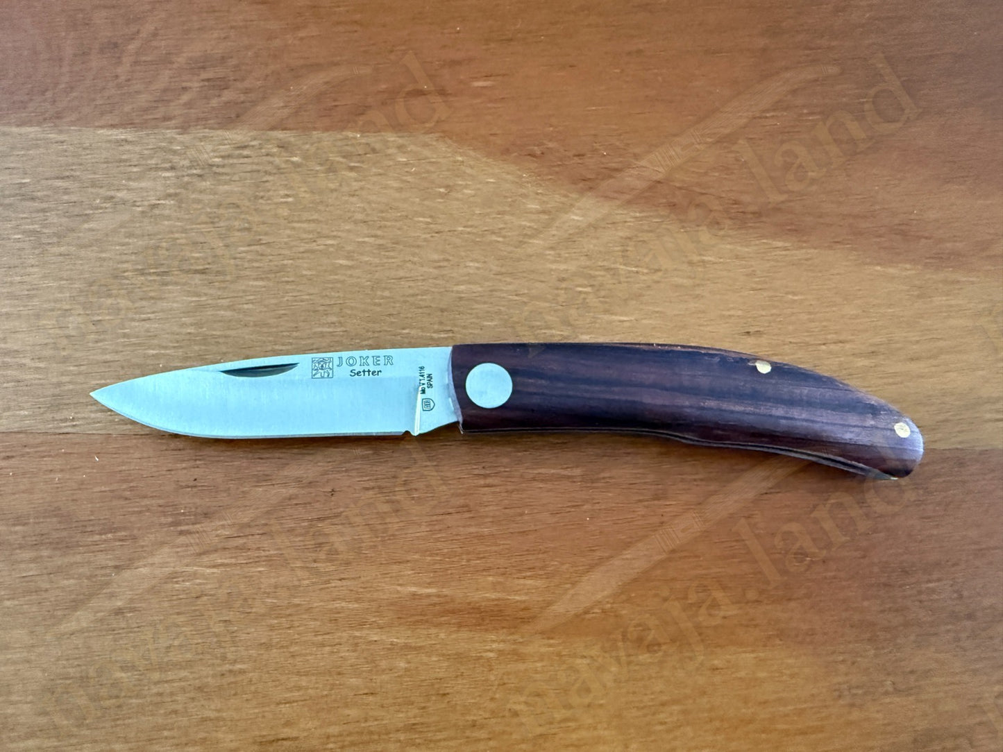 2.5” Joker Setter Hunting Folding Knife (Rosewood Handle) Handmade Spain