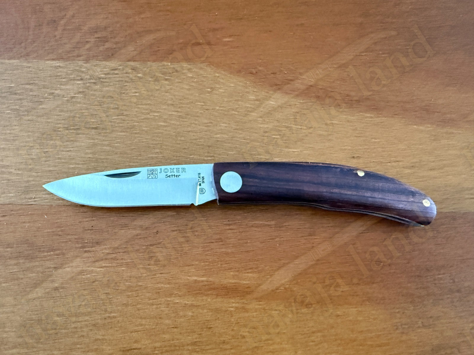 2.5” Joker Setter Hunting Folding Knife (Rosewood Handle) Handmade Spain