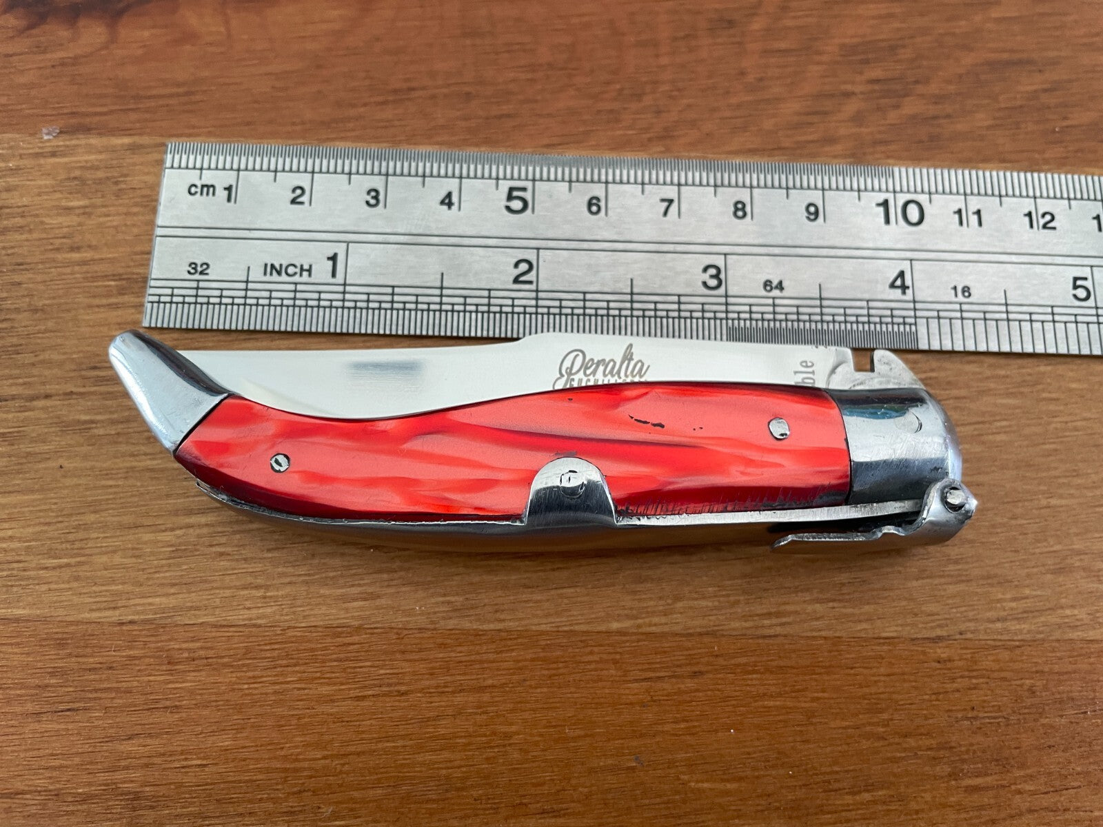 3.3" Spanish Navaja Pocket Knife Celluloid Scales Handcrafted in Spain US Seller