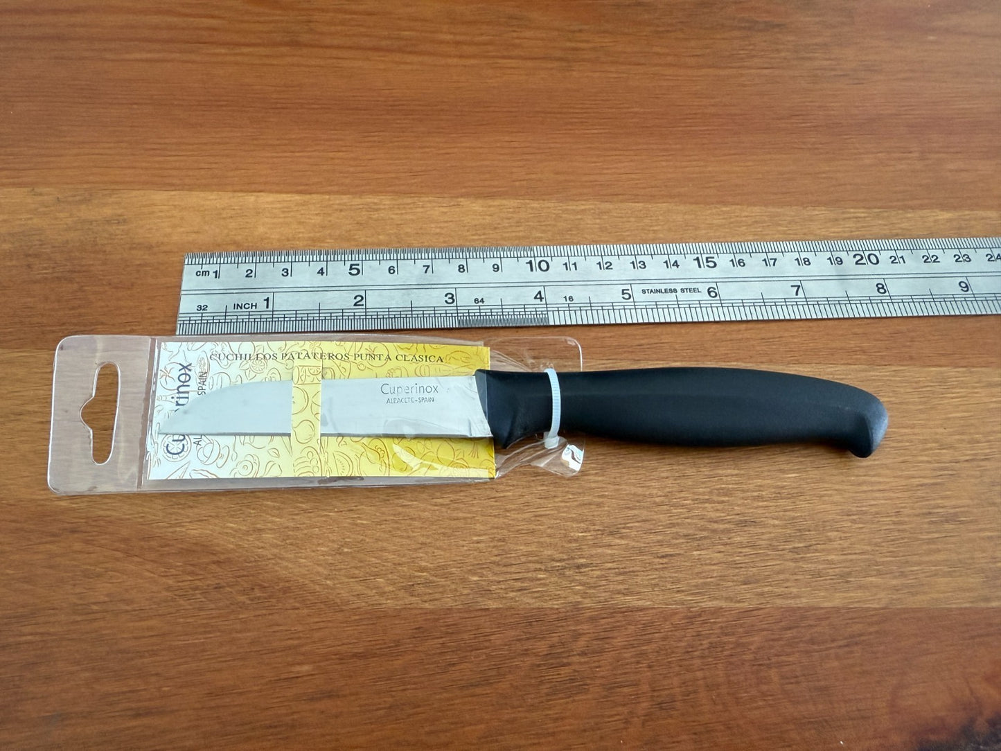 Cuperinox Classic Potato Knife with 3 in Stainless Steel Blade– Made in Spain