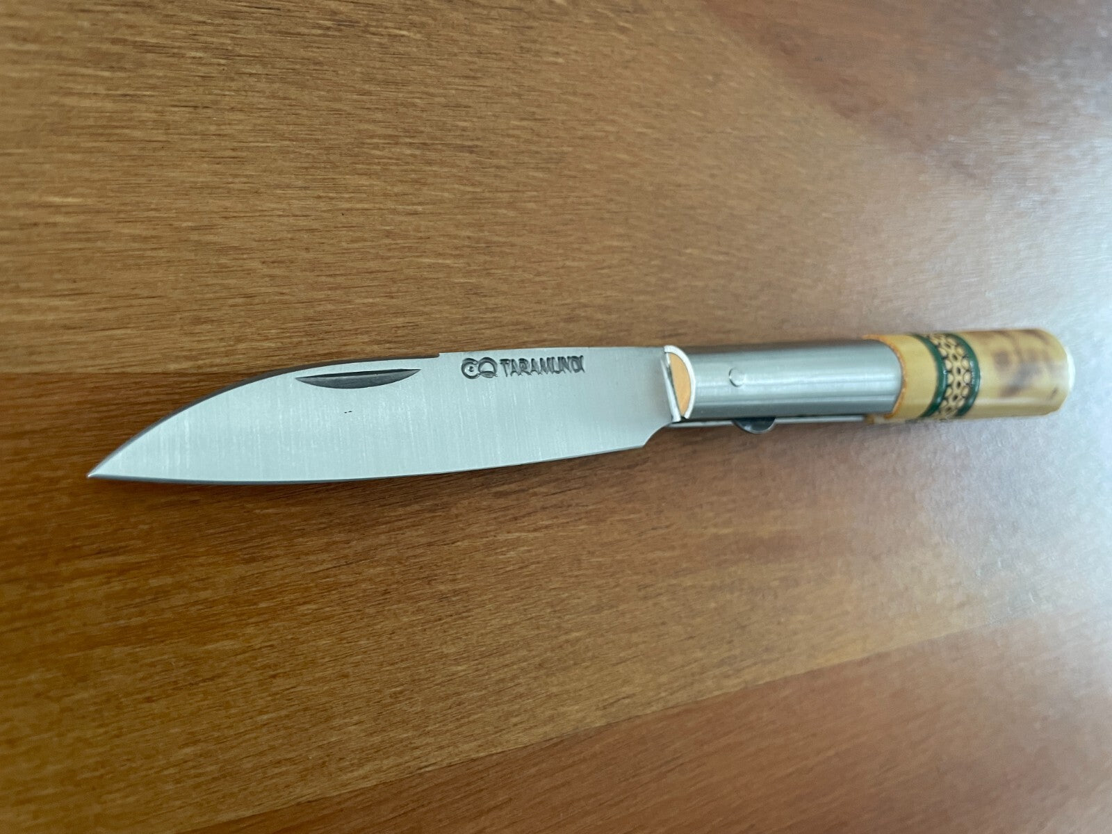 3.26” CQ Taramundi Pocket Knife Boxwood Handle Unique Design Asturias Spain