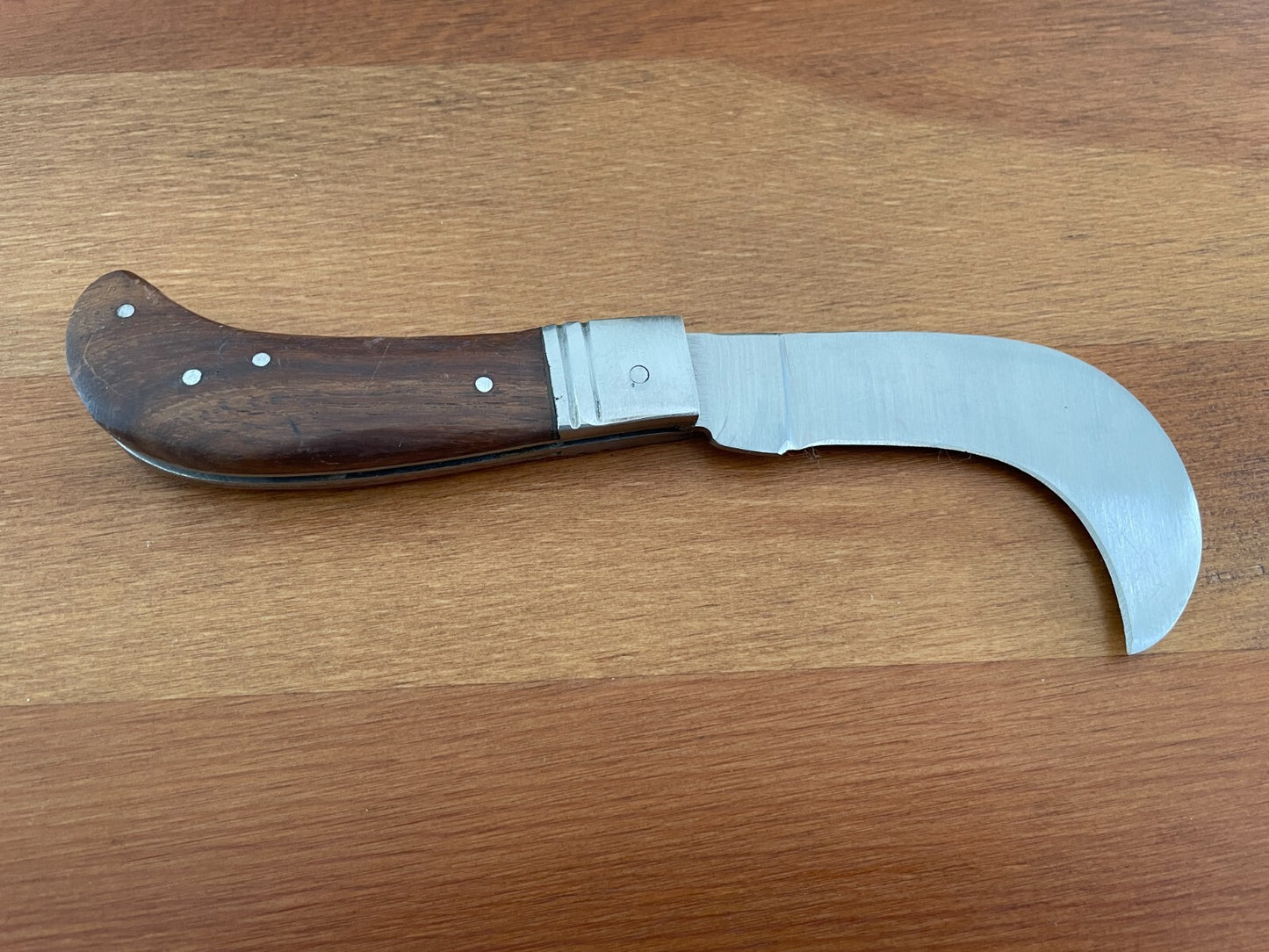 Hawkbill Skinning Tranchete Pocket Knife Stainless Blade 2.3" - From Spain