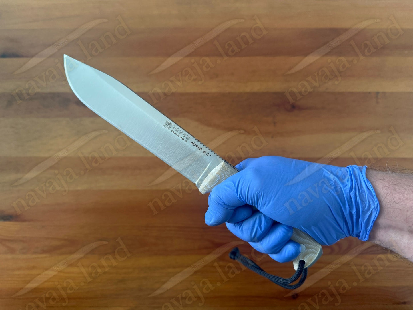 Joker Nomad Survival / Camp Knife 6.5" Böhler N695 Steel Beige Micarta Handle
