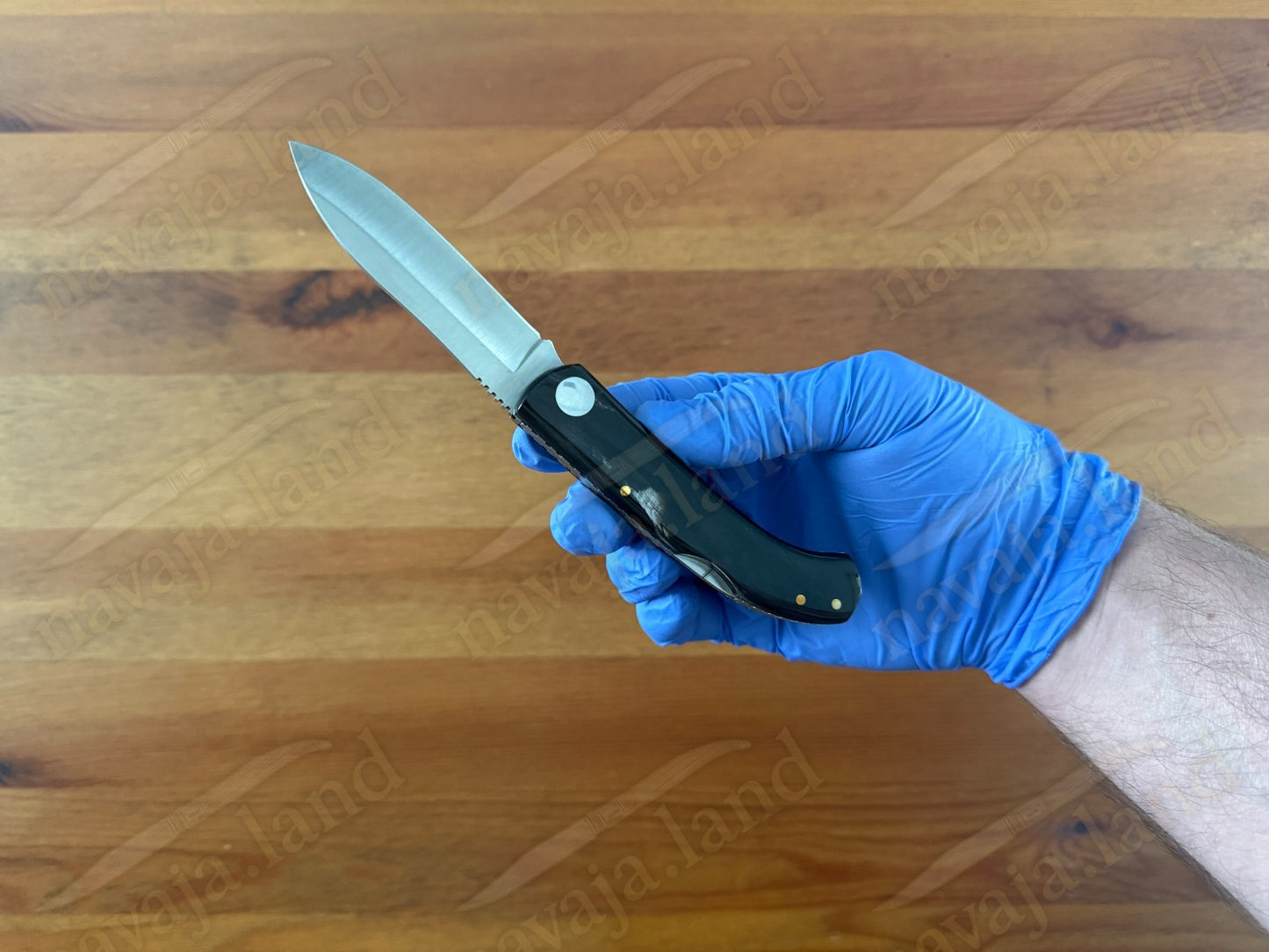 Joker Pachón Folding Knife – Buffalo Horn Handle Sandvik 12C27 Steel Backlock