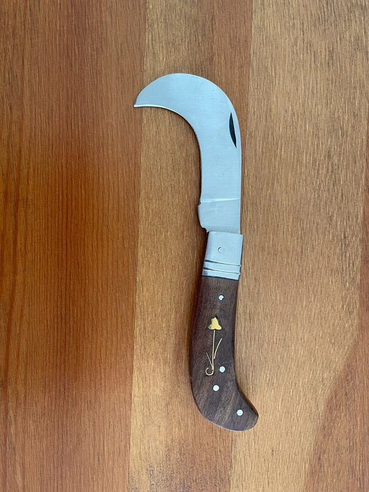 Hawkbill Skinning Tranchete Pocket Knife Stainless Blade 2.3" - From Spain