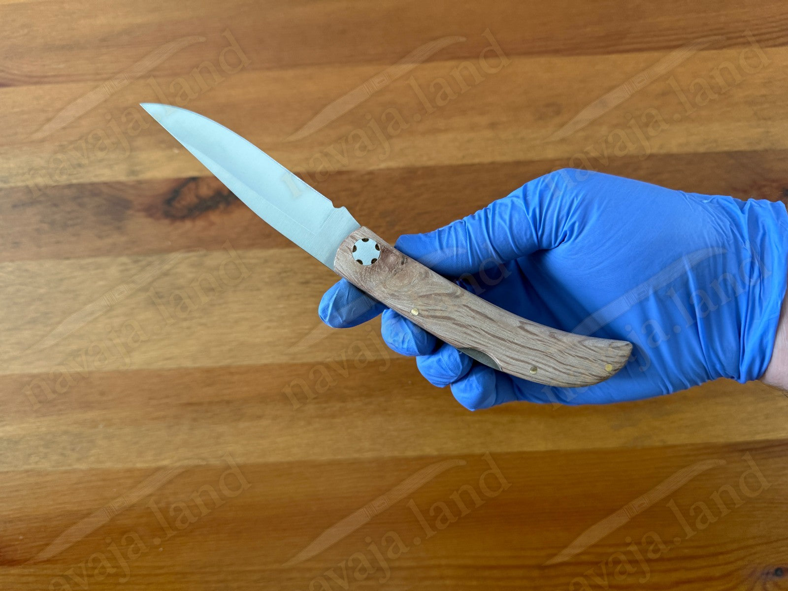 3.54” Joker Pointer Camping Folding Knife (Holm Oak Wood Handle) Made in Spain