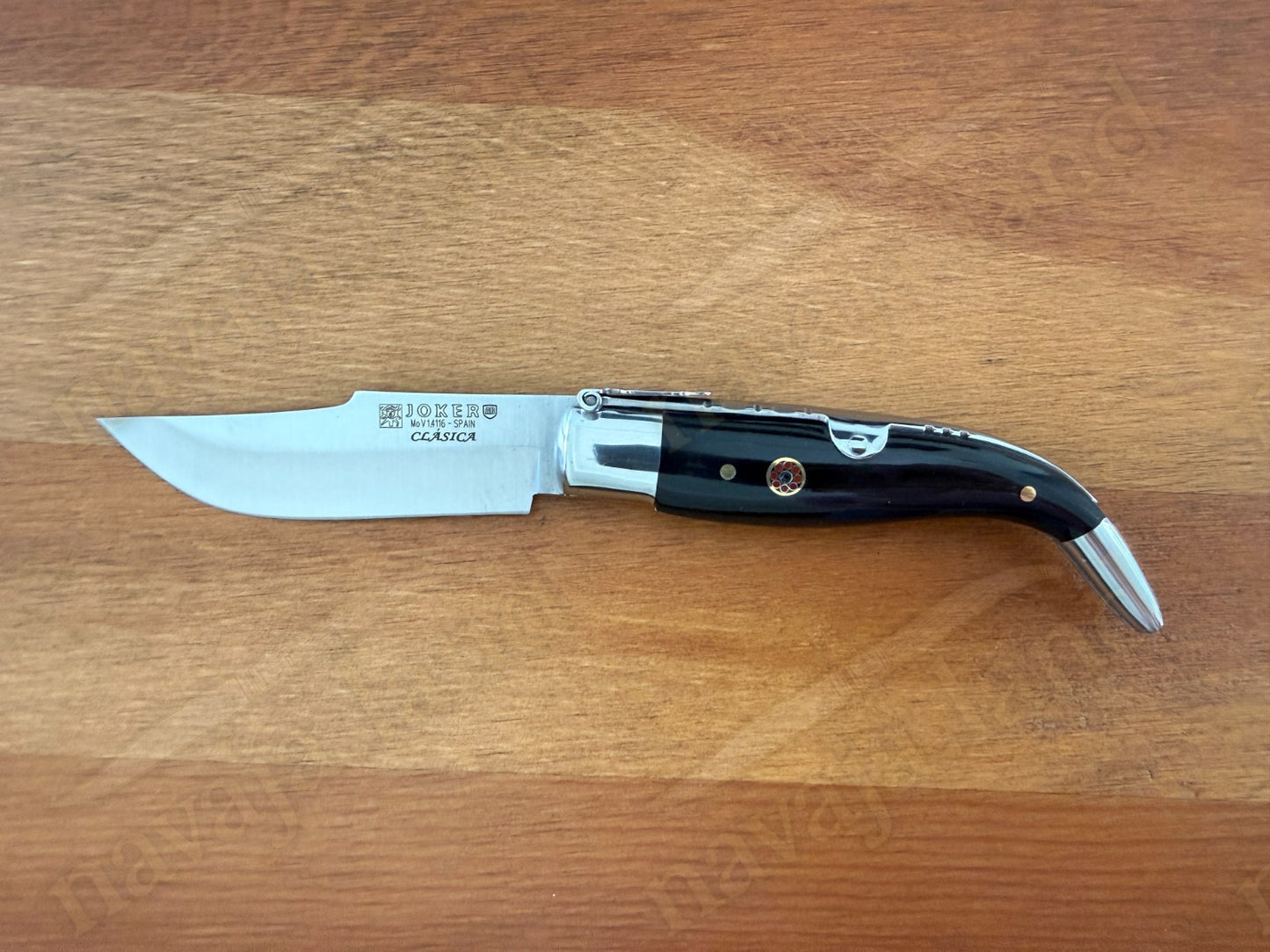 3.2” Joker Clásica Folding Knife Buffalo Horn Handle MOVA 1.4116 Stainless Steel