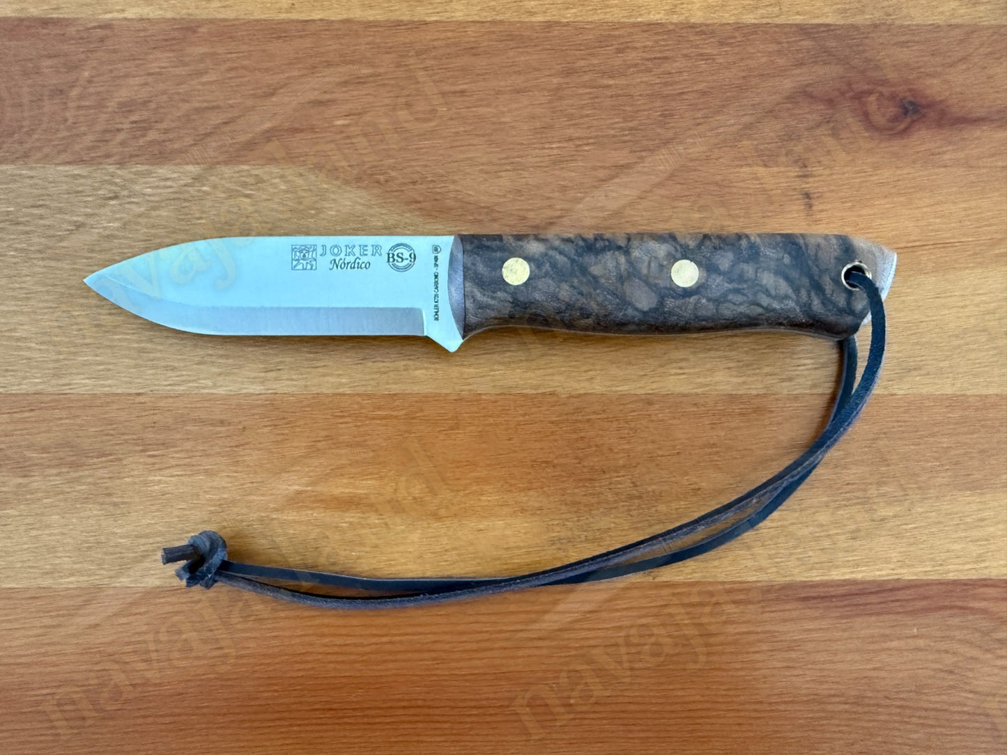 Joker Nordico Bushcraft Fixed Knife 3.9" Böhler K720 Carbon Steel Walnut Handle