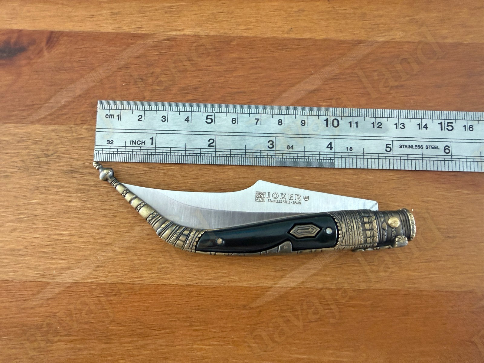 4” Albacete Navaja Joker Arabian Knife Zamak Handle Handmade Slipjoint Spain