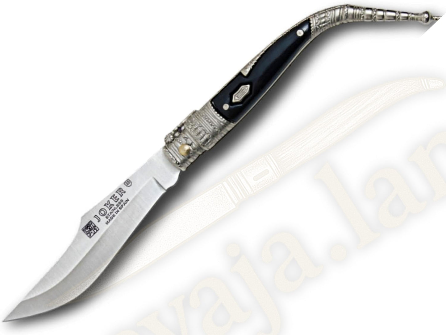 3.3” Albacete Navaja Joker Sevillana Knife Zamak Handle Handmade Slipjoint Spain