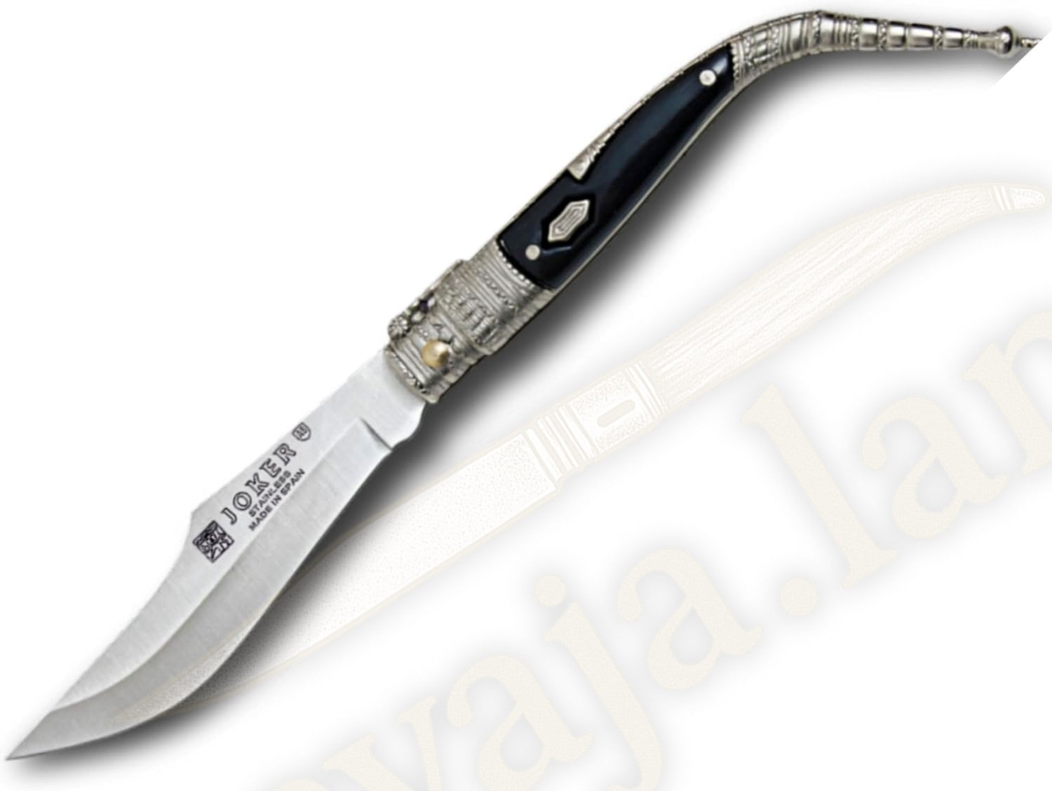 3.3” Albacete Navaja Joker Sevillana Knife Zamak Handle Handmade Slipjoint Spain