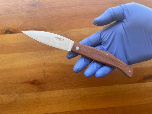 3.9" Pallés Carbon Steel Navaja Pocket Knife Wood Handle Slipjoint From Spain