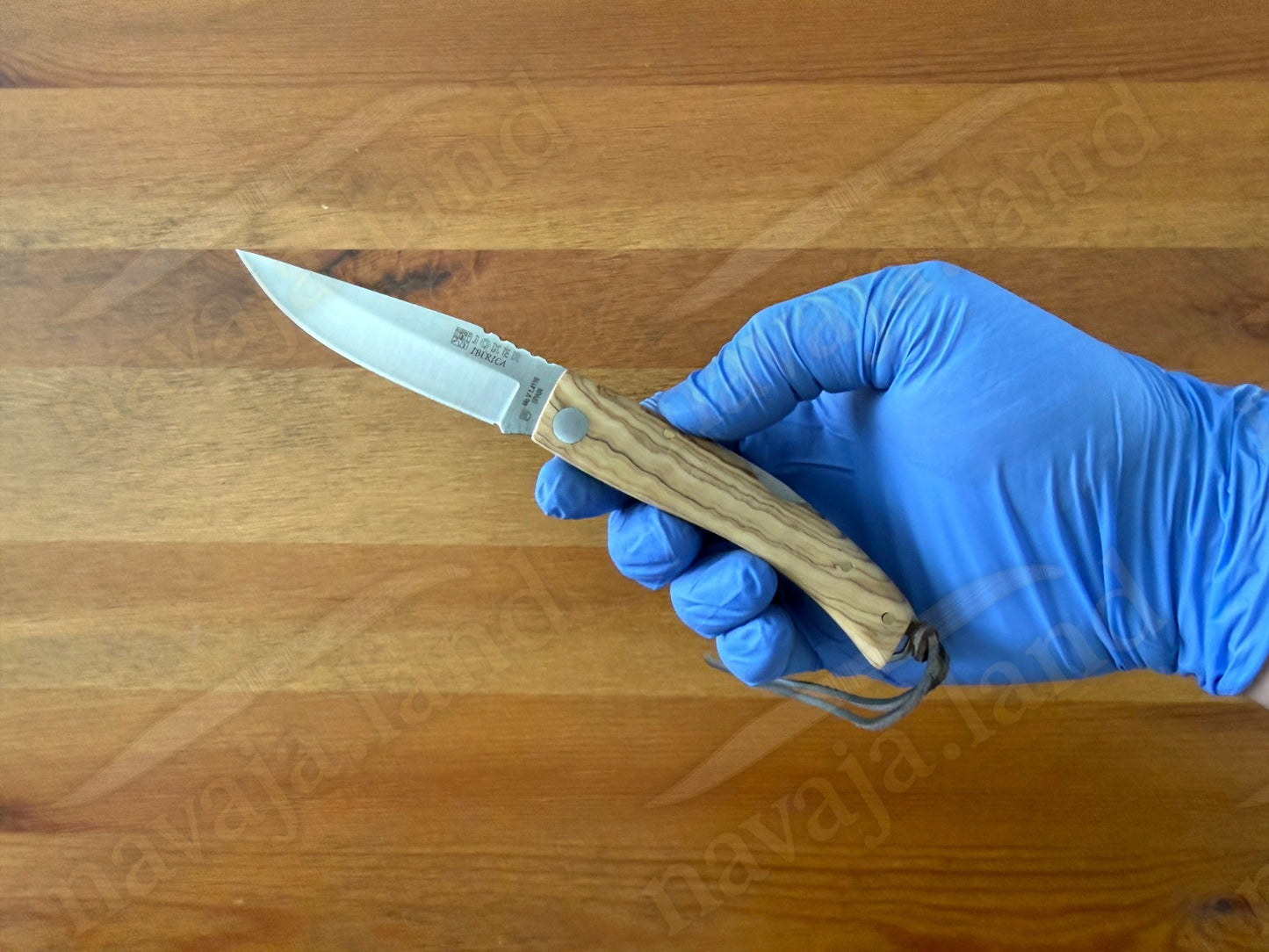 Joker Ibérica Folding Knife Olive Wood Handle 3.15” MOVA 1.4116 Stainless Steel