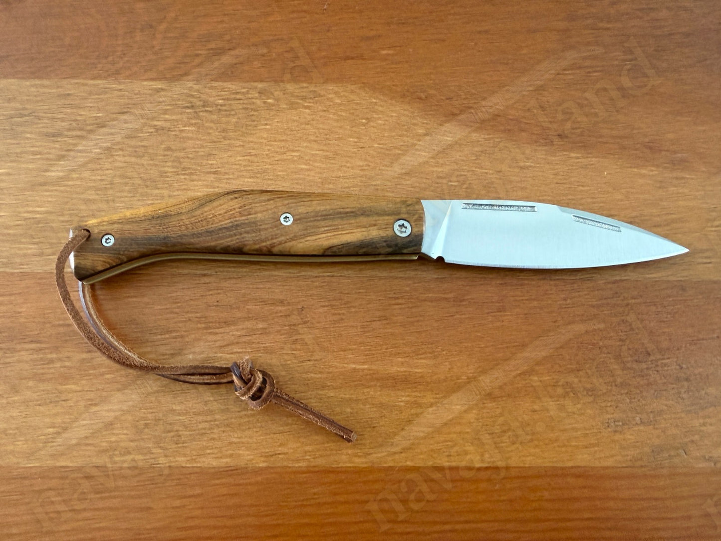 Miguel Nieto🍀LUCK Spanish Folding Knife Böhler N690Co Steel Pistachio Wood