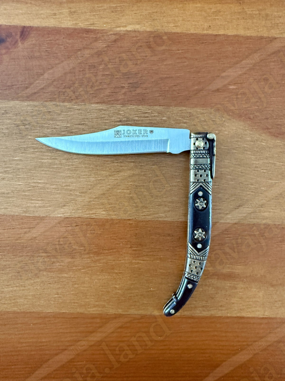 3.5” Albacete Navaja Joker Arabian Knife Zamak Handle Handmade Slipjoint Spain