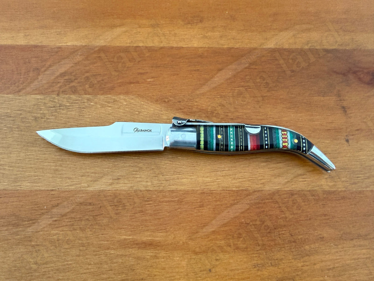 3.2” Spanish Classic Navaja Teja Albacete Style Pocket Knife with RATCHET