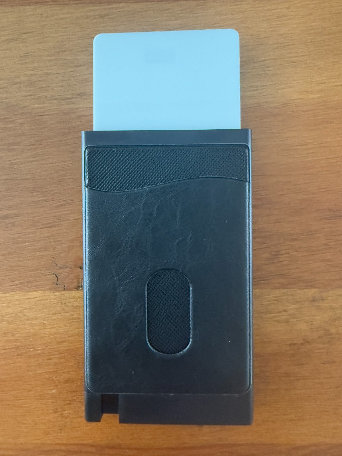 Stranger Things Pop Up Wallet Black Leather Credit Card Holder and Cash Aluminum