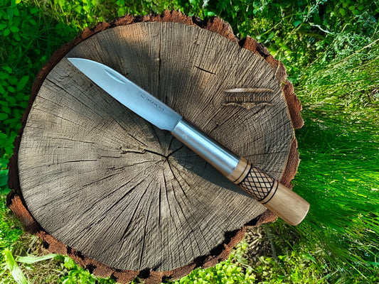 3.15" CQ Taramundi Pocket Knife Chestnut Wood Handle Liner Lock Made in Spain