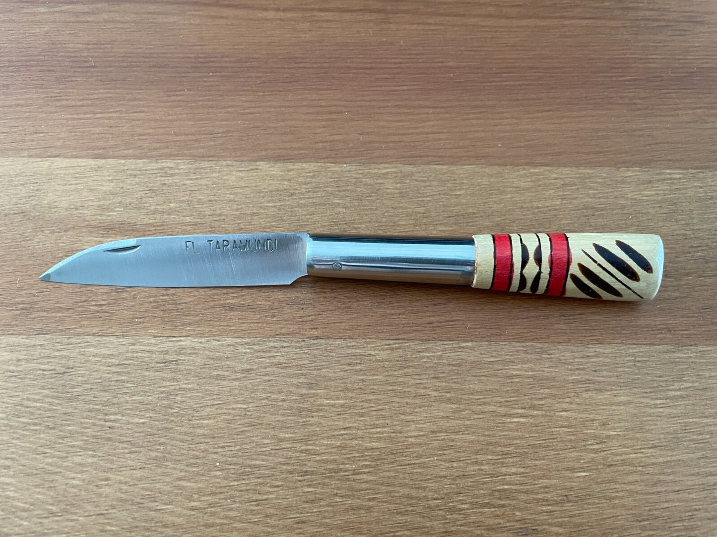 2.8" 420 Steel FL Taramundi Handmade Pocket Knife Spanish Navaja Boxwood Handle