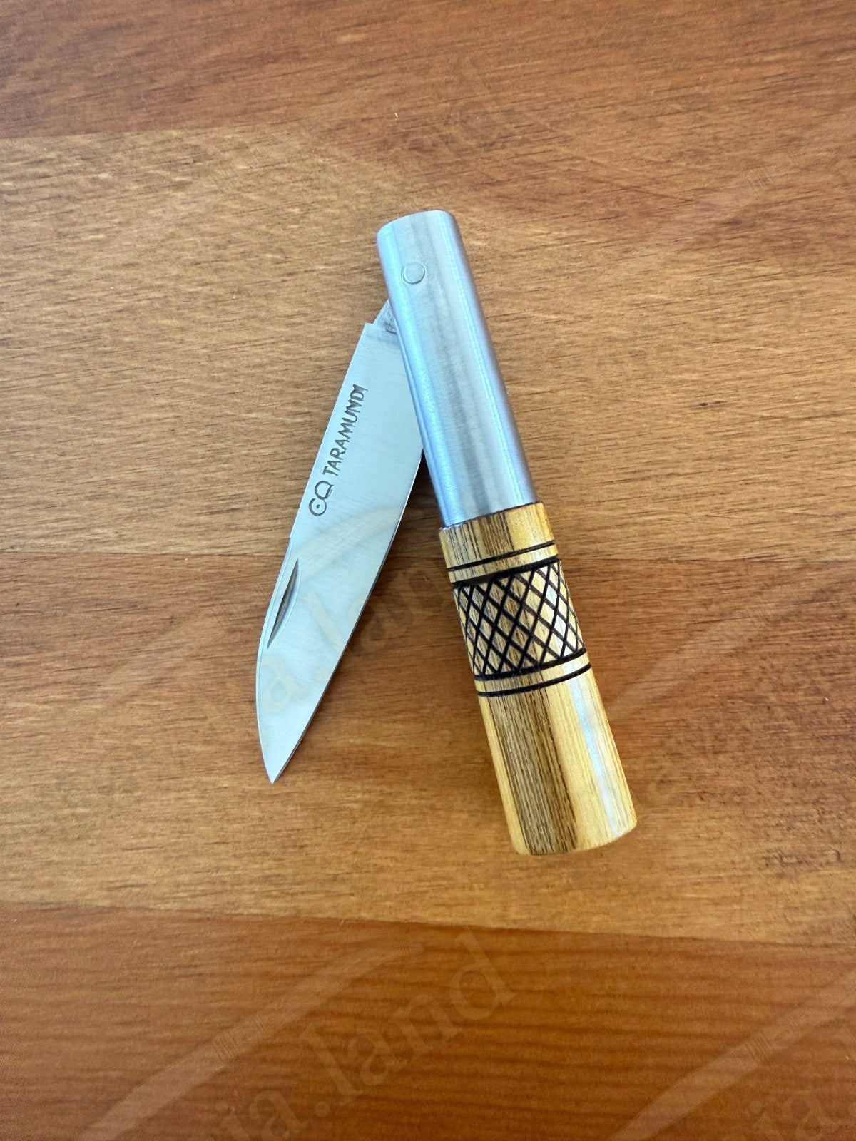 2.75" CQ Taramundi Pocket Knife Chestnut Wood Handle Liner Lock Made in Spain