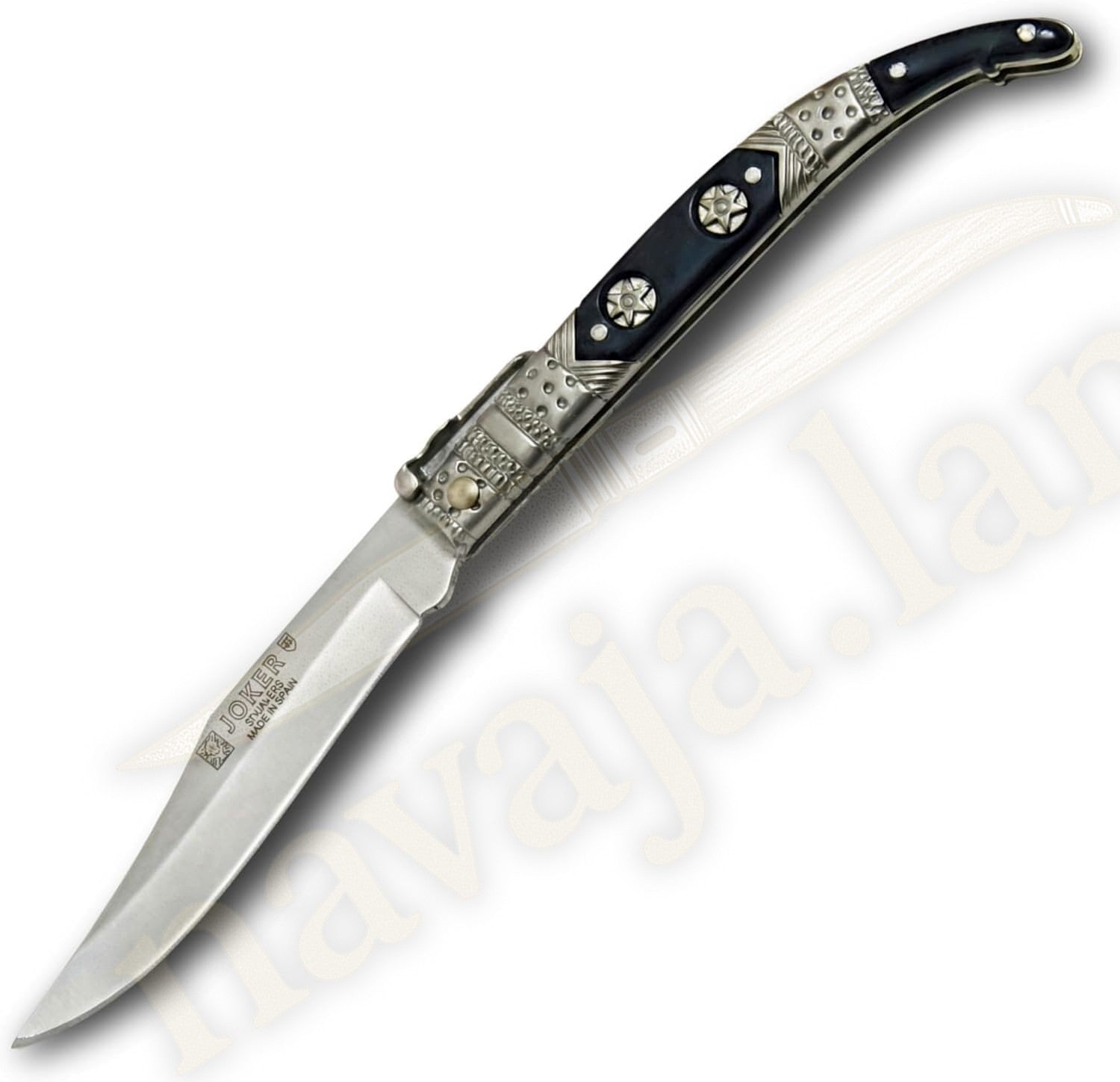 3.5” Albacete Navaja Joker Arabian Knife Zamak Handle Handmade Slipjoint Spain